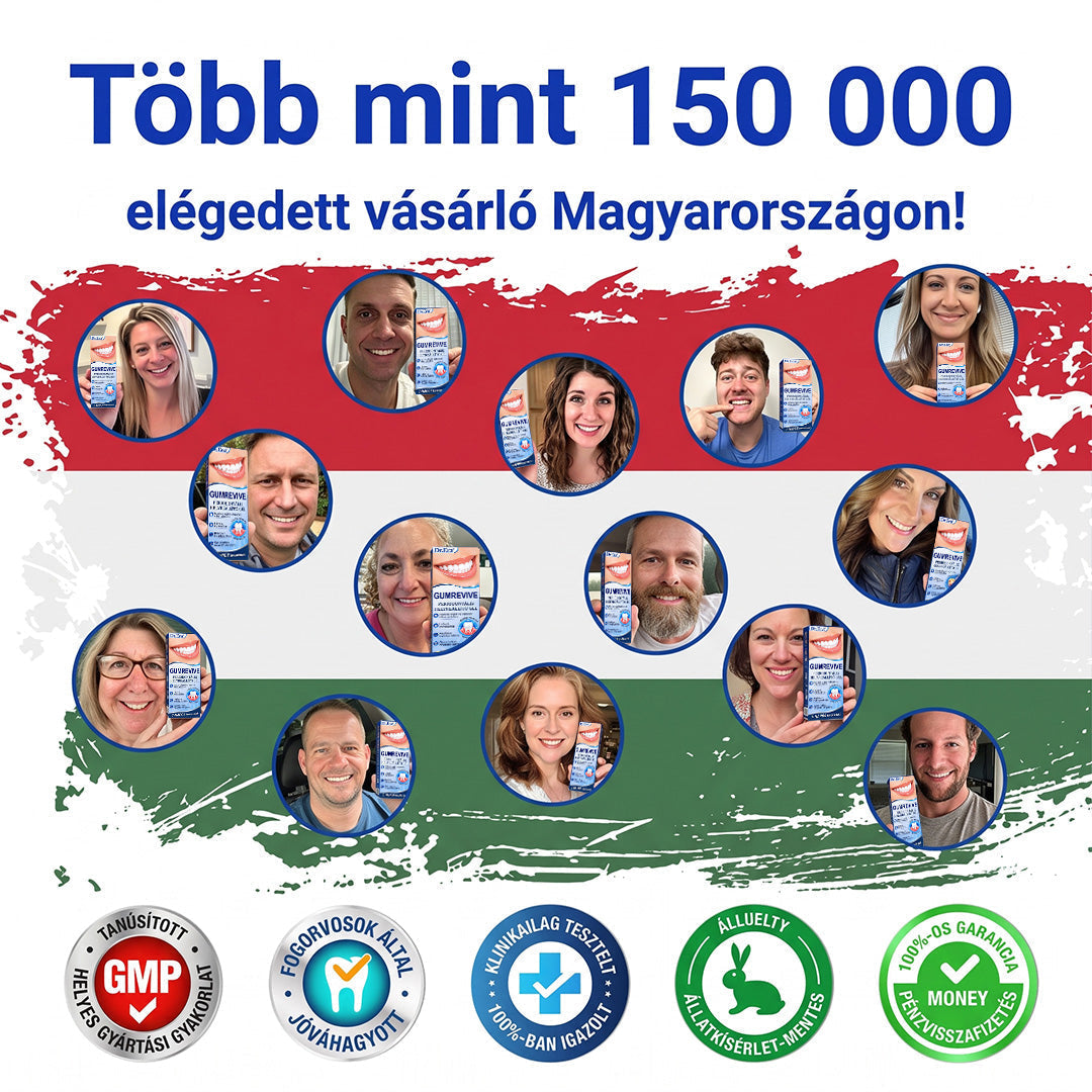 ⚪Dr.Era® GumRevive fogíny- és parodontális regeneráló gél — Célzott ápolás az ínyszélen lepedék, fogszuvasodás, fogágyproblémák, kellemetlen lehelet és meggyengült fogak esetén | Precízen alkalmazható, leöblítést nem igénylő szájápoló formula